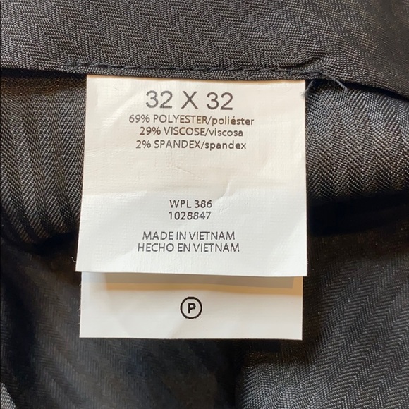 J.M HAGGAR MENA SLIM FIT PANTS SIZE 32x32 - Picture 7 of 7